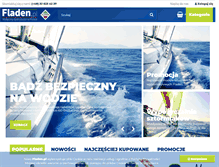 Tablet Screenshot of fladen.pl